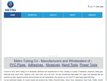 Tablet Screenshot of metrotubing.com